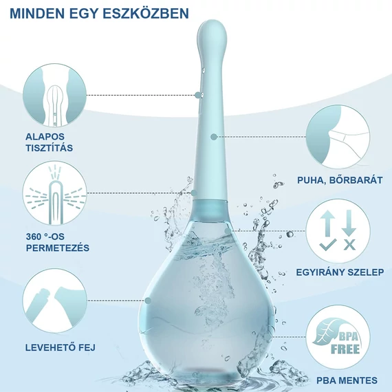 körte beöntő eszköz végbél tisztításra 150 ml