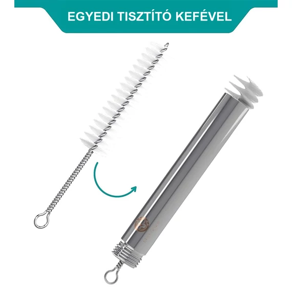 Az anális irrigátor fejnek saját tisztító keféje van